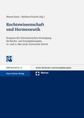 Senn / Fritschi |  Rechtswissenschaft und Hermeneutik | Buch |  Sack Fachmedien