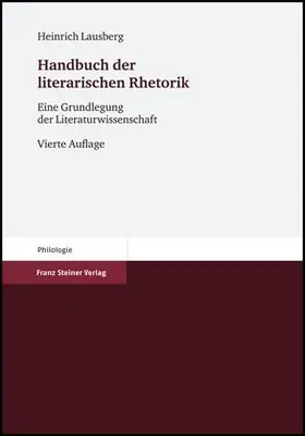 Lausberg |  Handbuch der literarischen Rhetorik | Buch |  Sack Fachmedien