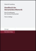 Lausberg |  Handbuch der literarischen Rhetorik | Buch |  Sack Fachmedien