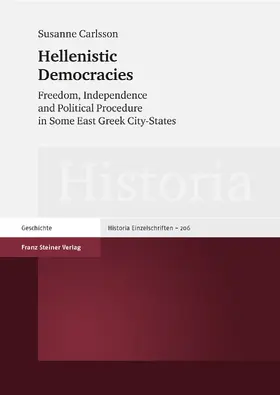 Carlsson |  Hellenistic Democracies | Buch |  Sack Fachmedien