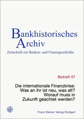 Floto-Degener |  Die internationale Finanzkrise | Buch |  Sack Fachmedien