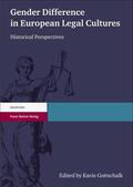 Gottschalk |  Gender Difference in European Legal Cultures | Buch |  Sack Fachmedien