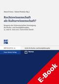 Senn / Puskás |  Rechtswissenschaft als Kulturwissenschaft | eBook | Sack Fachmedien