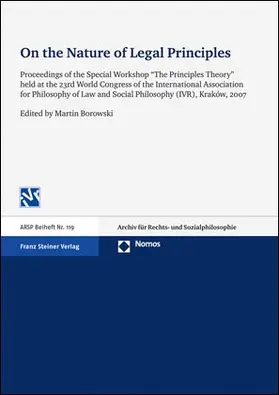 Borowski |  On the Nature of Legal Principles | Buch |  Sack Fachmedien