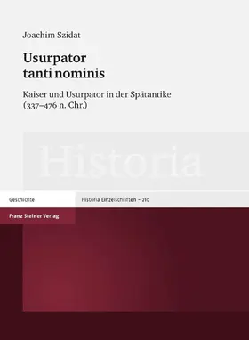 Szidat |  Usurpator tanti nominis | Buch |  Sack Fachmedien