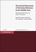 Friedrich / Kaminsky / Löffler |  The Social Dimension of Christian Missions in the Middle East | Buch |  Sack Fachmedien