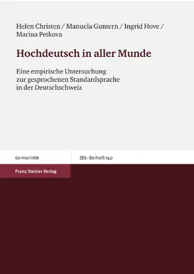 Christen / Guntern / Hove |  Hochdeutsch in aller Munde | Buch |  Sack Fachmedien
