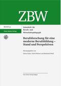 Weiss / Euler / Walwei |  Berufsforschung für eine moderne Berufsbildung - Stand und Perspektiven | Buch |  Sack Fachmedien