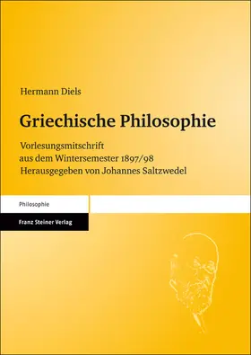 Diels / Saltzwedel |  Griechische Philosophie | eBook | Sack Fachmedien