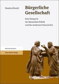 Riedel (†) / Seubert / Sprang |  Bürgerliche Gesellschaft | Buch |  Sack Fachmedien