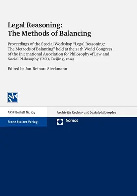 Sieckmann |  Legal Reasoning: The Methods of Balancing | eBook | Sack Fachmedien