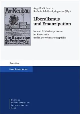 Schaser / Günther / Schüler-Springorum | Liberalismus und Emanzipation | E-Book | sack.de