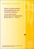 Rupprecht |  Recht und Rechtsleben im ptolemäischen und römischen Ägypten | Buch |  Sack Fachmedien