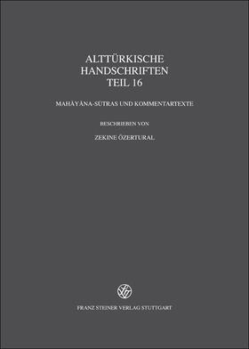 Alttürkische Handschriften | Buch | 978-3-515-10110-3 | sack.de