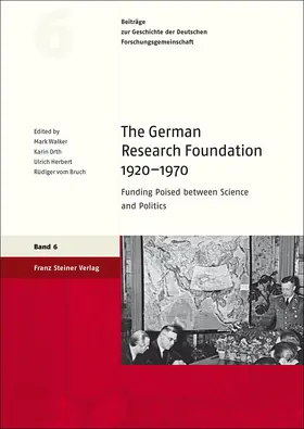 Walker / Orth / Herbert |  The German Research Foundation 1920–1970 | Buch |  Sack Fachmedien