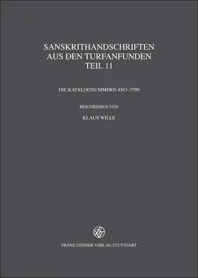 Sanskrithandschriften aus den Turfanfunden | Buch |  Sack Fachmedien