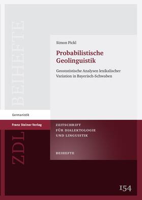 Pickl |  Probabilistische Geolinguistik | eBook | Sack Fachmedien