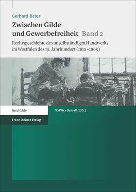 Deter |  Zwischen Gilde und Gewerbefreiheit. Bd. 2 | Buch |  Sack Fachmedien