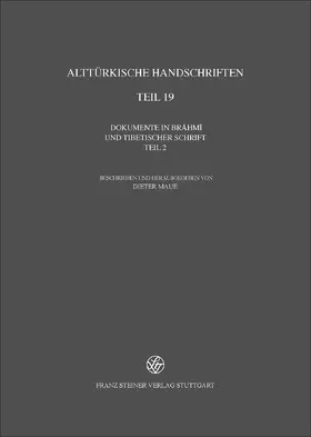 Alttürkische Handschriften | Buch |  Sack Fachmedien