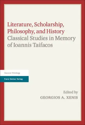 Xenis | Literature, Scholarship, Philosophy, and History | Buch | 978-3-515-11034-1 | sack.de