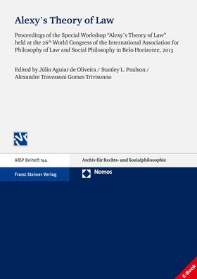 de Oliveira / Paulson / Trivisonno | Alexy's Theory of Law | E-Book | sack.de
