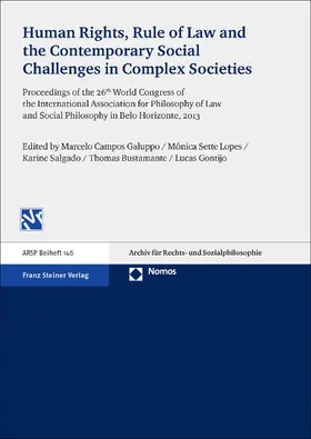 Campos Galuppo / Sette Lopes / Salgado |  Human Rights, Rule of Law and the Contemporary Social Challenges in Complex Societies | eBook | Sack Fachmedien