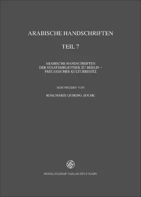  Arabische Handschriften | Buch |  Sack Fachmedien
