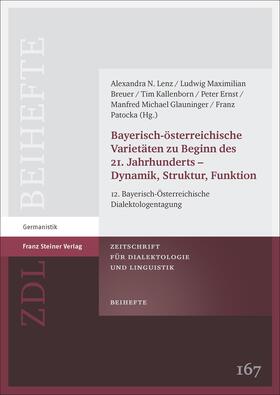 Lenz / Breuer / Kallenborn |  Bayerisch-österreichische Varietäten zu Beginn des 21. Jahrhunderts – Dynamik, Struktur, Funktion | eBook | Sack Fachmedien