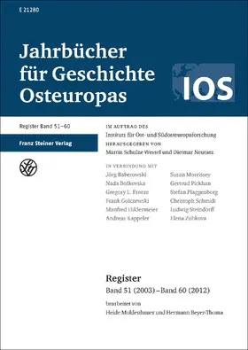  Jahrbücher für Geschichte Osteuropas – Neue Folge | eBook | Sack Fachmedien