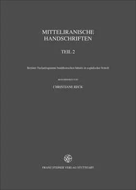  Mitteliranische Handschriften | Buch |  Sack Fachmedien