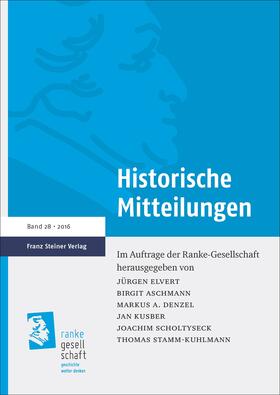 Elvert / Aschmann / Denzel | Historische Mitteilungen 28 (2016) | E-Book | sack.de