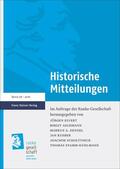 Elvert / Aschmann / Denzel |  Historische Mitteilungen 28 (2016) | eBook | Sack Fachmedien