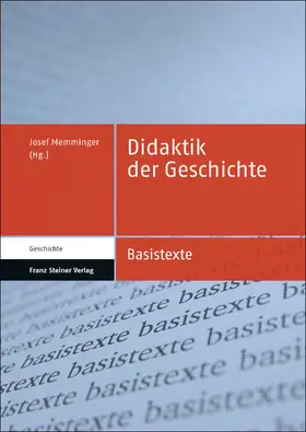 Memminger |  Didaktik der Geschichte | Buch |  Sack Fachmedien