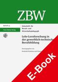 Nickolaus / Pätzold |  Lehr-Lernforschung in der gewerblich-technischen Berufsbildung | eBook | Sack Fachmedien