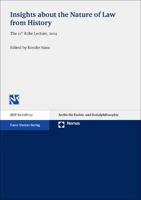 Nasu |  Insights about the Nature of Law from History | Buch |  Sack Fachmedien
