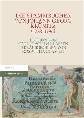 Classen | Die Stammbücher von Johann Georg Krünitz (1728-1796) | Buch | 978-3-515-11618-3 | sack.de