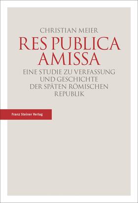 Meier | Res publica amissa | E-Book | sack.de