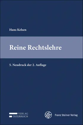Reine Rechtslehre | Buch | 978-3-515-11777-7 | sack.de