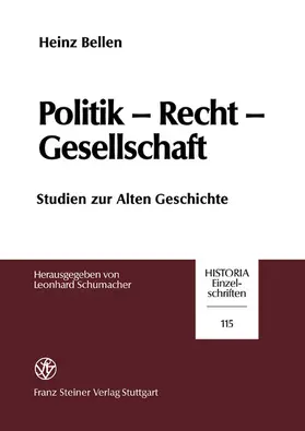 Bellen / Schumacher |  Politik - Recht - Gesellschaft | eBook | Sack Fachmedien