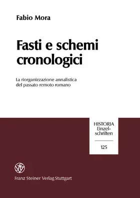 Mora |  Fasti e schemi cronologici | eBook | Sack Fachmedien
