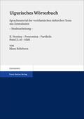 Röhrborn |  Uigurisches Wörterbuch. Sprachmaterial der vorislamischen türkischen Texte aus Zentralasien. Neubearbeitung | eBook | Sack Fachmedien