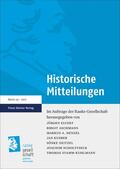 Elvert / Aschmann / Denzel |  Historische Mitteilungen 29 (2017) | eBook | Sack Fachmedien