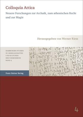 Riess | Colloquia Attica | Buch | 978-3-515-12108-8 | sack.de