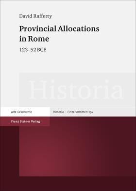 Rafferty |  Provincial Allocations in Rome | eBook | Sack Fachmedien