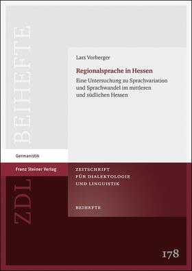 Vorberger |  Regionalsprache in Hessen | eBook | Sack Fachmedien