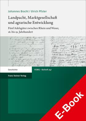Bracht / Pfister | Landpacht, Marktgesellschaft und agrarische Entwicklung | E-Book | sack.de