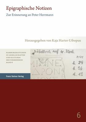 Harter-Uibopuu |  Epigraphische Notizen | eBook | Sack Fachmedien