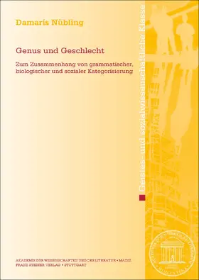 Nübling |  Genus und Geschlecht | eBook | Sack Fachmedien