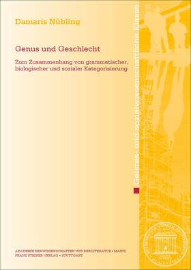 Nübling | Genus und Geschlecht | E-Book | sack.de