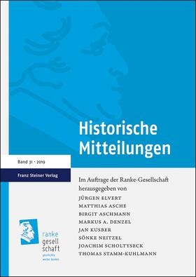 Elvert / Asche / Aschmann | Historische Mitteilungen 31 (2019) | E-Book | sack.de